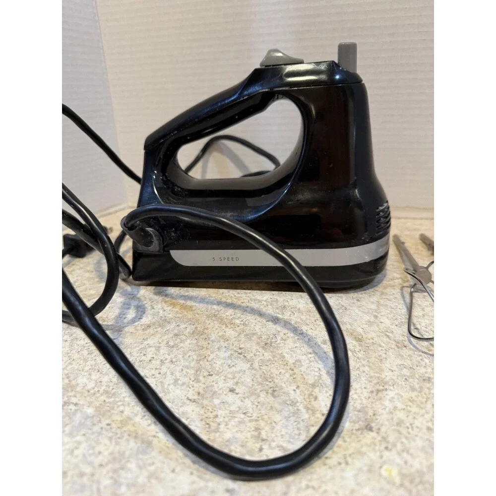 KITCHENAID KHM5AP 5 SPEED ULTRA POWER MIXER BLACK tested with attachments
